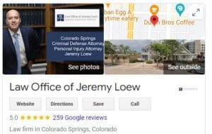 Colorado Springs criminal defense attorney