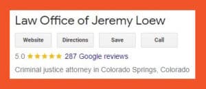 Colorado Springs criminal attorney